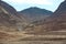 Mountains and Saint Catherines Monastery in Sinai peninsula, Egypt