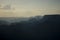 Mountains silhouette Grand Canyon