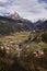 Mountains in ski resort Matrei in Osttirol, Austria