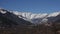 Mountains in the snow. Day. Mountain landscape. India, Tibet, Himalayas