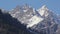 Mountains in the snow. Day. Mountain landscape. India, Tibet, Himalayas