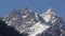 Mountains in the snow. Day. Mountain landscape. India, Tibet, Himalayas