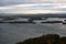 Mountains and Squam Lake in autumn