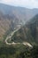 The mountains and steep cliffs of Urubamba