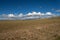 Mountains steppe sky clouds