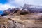 Mountains surrounding the moraines of Victoria Glacier