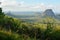 Mountains Tibberoowuccum, Coonowrin, Ngungun and Tibrogargan in