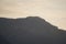 Mountains with trees at sunset in Cirali