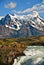 Mountains and Waterfall, Chile