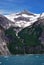 Mountains and waterfall Tracy Arm Fjord Alaska