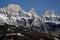 Mountains in winter at Flumserberg near Walensee, Switzerland