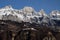 Mountains in winter at Flumserberg near Walensee, Switzerland