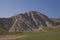 Mountains in Xizi, Azerbaijan. Colorful hills . olorful geological formations . striped hills .Steppe high mountains like marsian