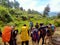 MountainsSlamet Indonesia Java island pray together after hiking shoot by camera oppo k3