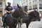 The mounted patrol officers are experts in police operations