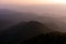 Mountian range landscape look from view point of Pui Ko Mountain