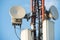 Mounting of antennas and tower extensions and telecommunication