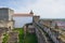 Mourao castle ruin interior historic building in Alentejo, Portugal