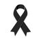 Mourning and melanoma support symbol