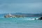 Mouro lighthouse in the bay of Santander, Spain