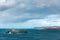 Mouro lighthouse from Magdalena peninsula, bay of Santander, Spain