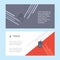 Mouse abstract corporate business banner template, horizontal advertising business banner