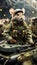 Mouse at Attention: Furry Soldier\\\'s Brave and Whiskered Service