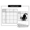 Mouse. Black and white japanese crossword with answer. Nonogram