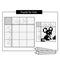 Mouse. Black and white japanese crossword with answer. Nonogram