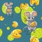 Mouse cartoon pattern