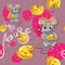 Mouse cartoon pattern