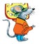 Mouse cheese cartoon drawing rodent