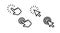 Mouse Click icon Hand Cursors Vector illustration