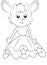 Mouse coloring page