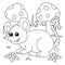 Mouse Coloring Page for Kids