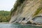 Mouse Holes Rocks with grottoes near the city of Tuapse, the Black Sea, Russia