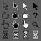 Mouse pixel cursors