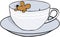 Mouse in teacup