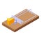 Mouse trap icon isometric vector. Shrew animal