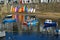 Mousehole Village Beach Boats and kayaks, Cornwall UK