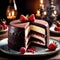 Mousse Cake , traditional popular sweet dessert cake
