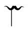 Moustache disguise icon isolated on a white background