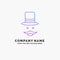 moustache, Hipster, movember, hat, men Purple Business Logo Template. Place for Tagline