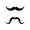 Moustache icon illustration design