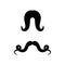 Moustache icon illustration design