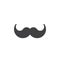 Moustache icon vector