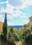 Moustier-Sainte-Marie, one of the most beautiful village of France, Provence region, south of France