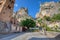 Moustiers Sainte Marie village in Provence, France