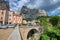 Moustiers Sainte Marie village in Provence, France