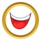 Mouth clown icon